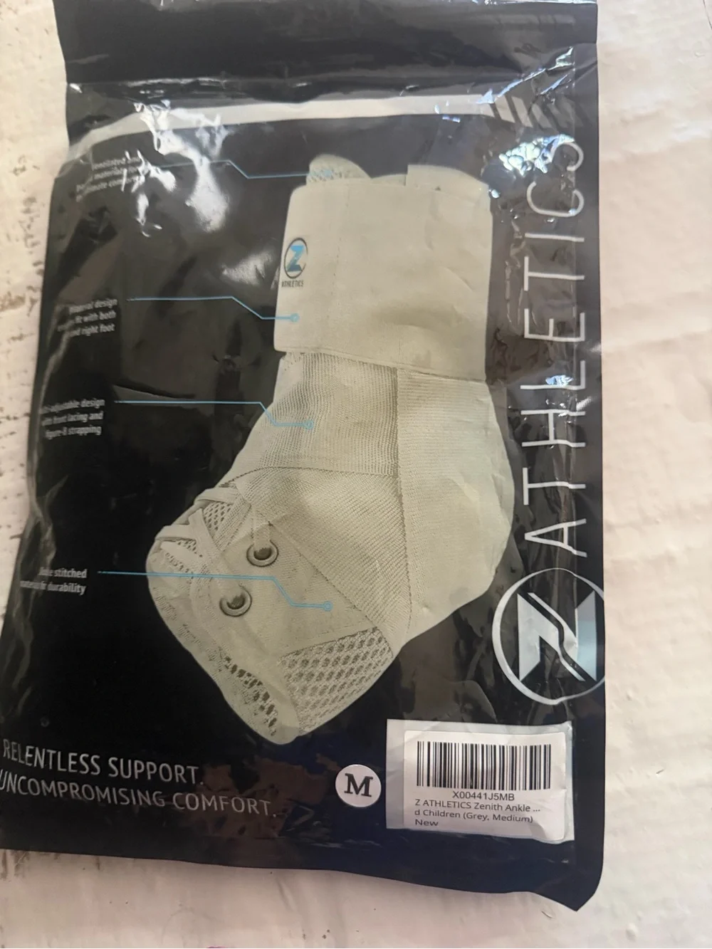 Ankle Brace for Women & Men - Lace Up Adjustable Support with Side Stabilizers m